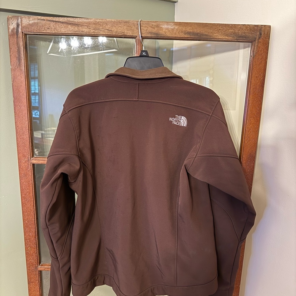 The North Face Women’s Brown Apex Softshell Jacket Teal Interior Size Medium - Picture 8 of 8